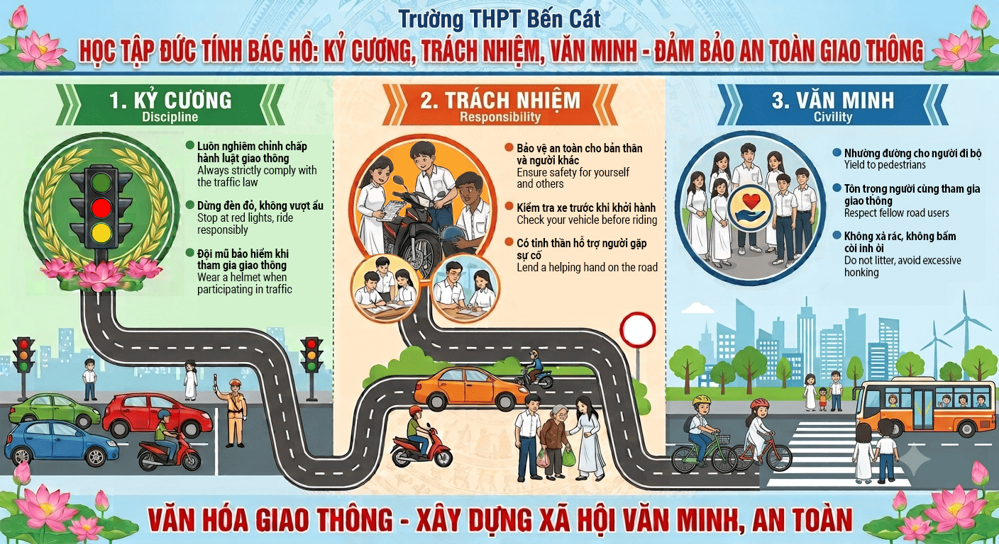 HỌC TẬP VÀ LÀM THEO TƯ TƯỞNG, ĐẠO ĐỨC, PHONG CÁCH HỒ CHÍ MINH: KỶ CƯƠNG - TRÁCH NHIỆM - VĂN MINH TRONG VĂN HÓA GIAO THÔNG